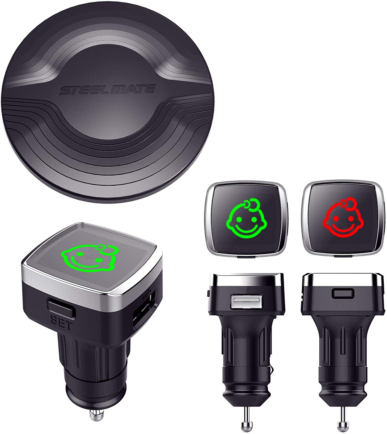 STEELMATE DISPOSITIVO ANTI-ABBANDO BIMBO A BORDO 